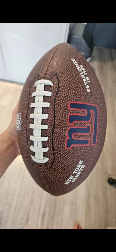 WILSON new york giants NFL official senior composite american football