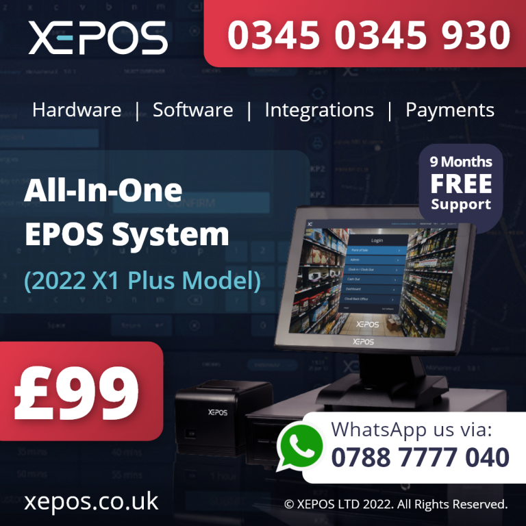 image for £99 BRAND NEW All in One XEPOS Salon System - EPOS Till Hair Nail Tanning Beauty Barber