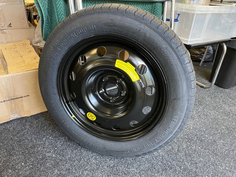 VW COMPATIBLE 18" SPACE SAVER WHEEL & TYRE : BRAND NEW : UNUSED
