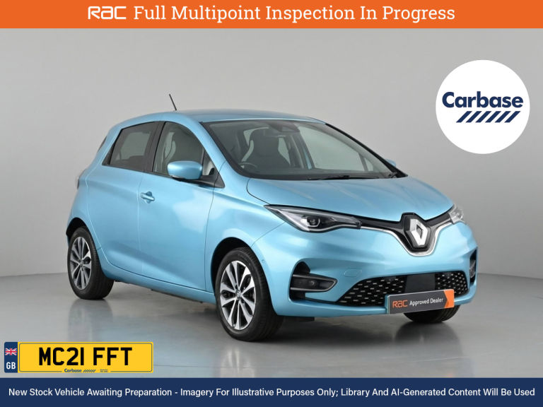 2021 Renault Zoe R135 EV50 52kWh GT Line Hatchback 5dr Electric Auto (Rapid Charge) (134 bhp Hatc...