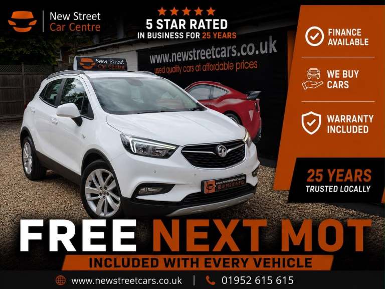 2017 Vauxhall Mokka X 1.6i Active Euro 6 (s/s) 5dr HATCHBACK Petrol Manual