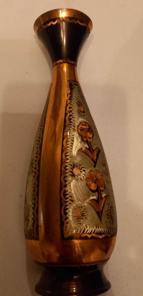 Small Turkish copper vase 