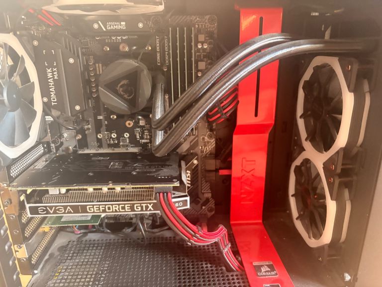Gaming PC Desktop with EVGA GeForce GTX Graphics Card