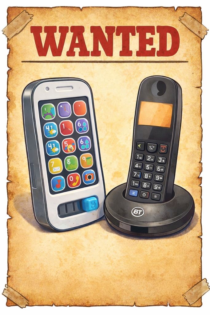 WANTED - Toy phones or old landlines