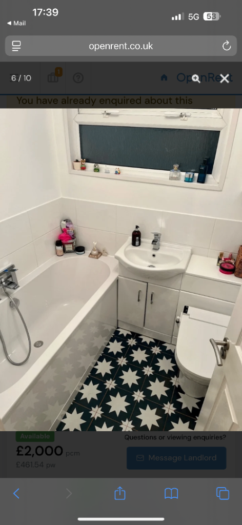 2  BED GROUND FLOOR FLAT WITH PRIVATE GARDEN AND ENTRANCE  SOUTH NORWOOD 