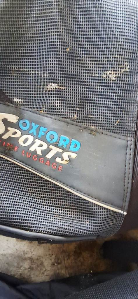 PAIR OF Oxford Lifetime Luggage Sports Panniers Black Saddle Motorcycle Bag