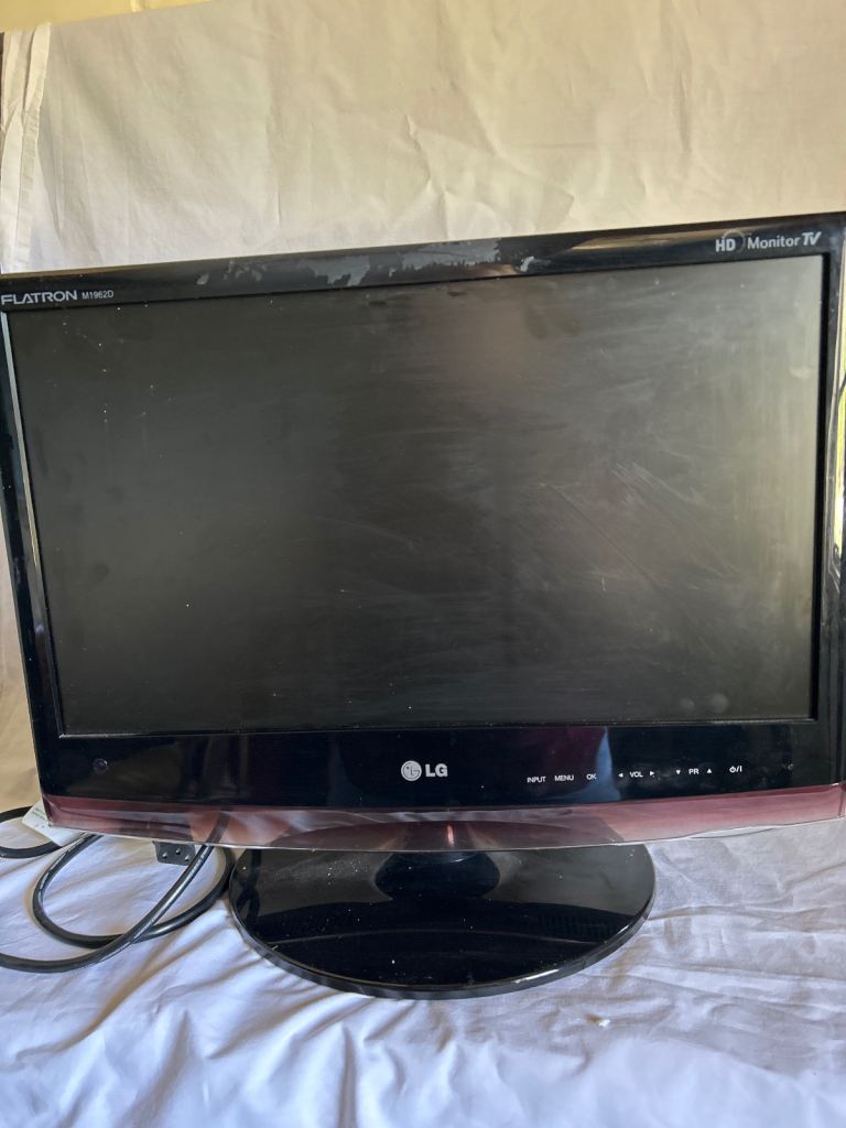 Small LG TV. 