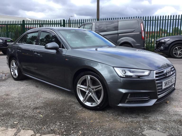 2018 Audi A4 1.4T FSI S Line 4dr S Tronic [Leather/Alc] SALOON PETROL Automatic