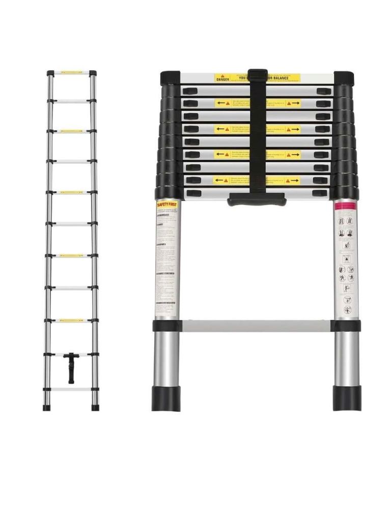 New 3.2M Telescopic Ladder - Extendable Aluminium