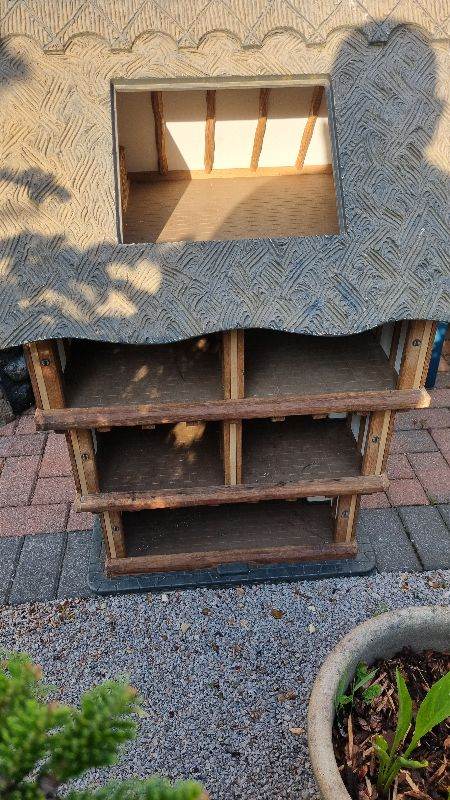 Large vintage tudor handcrafted dolls house