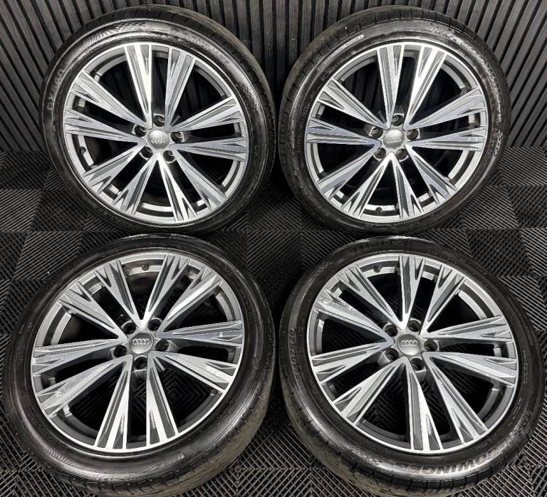 20'' GENUINE AUDI A6 S LINE C8 S6 ALLOYS ALLOY WHEELS TYRES 5X112