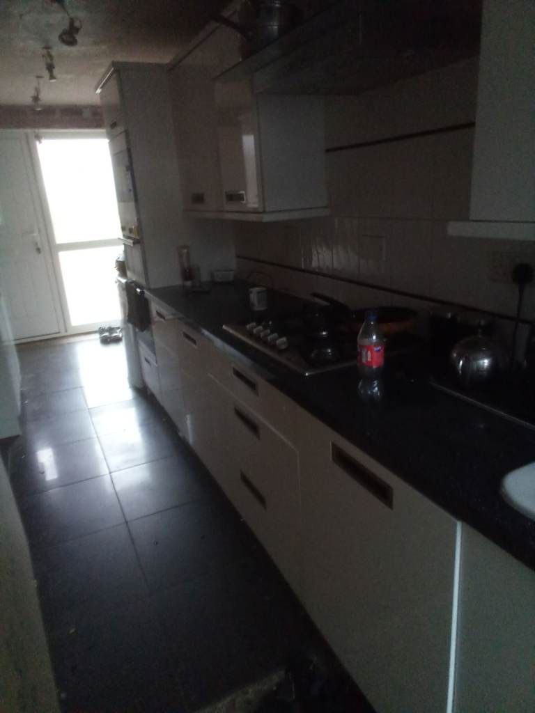For sale Cooke and Lewis white high gloss fitted kitchen