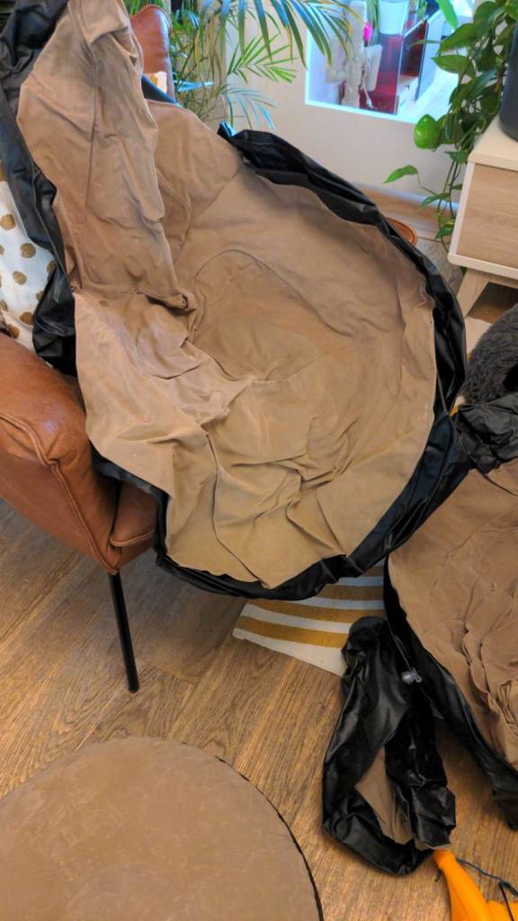 Inflatable chair and stool x2 + inflatable whale!