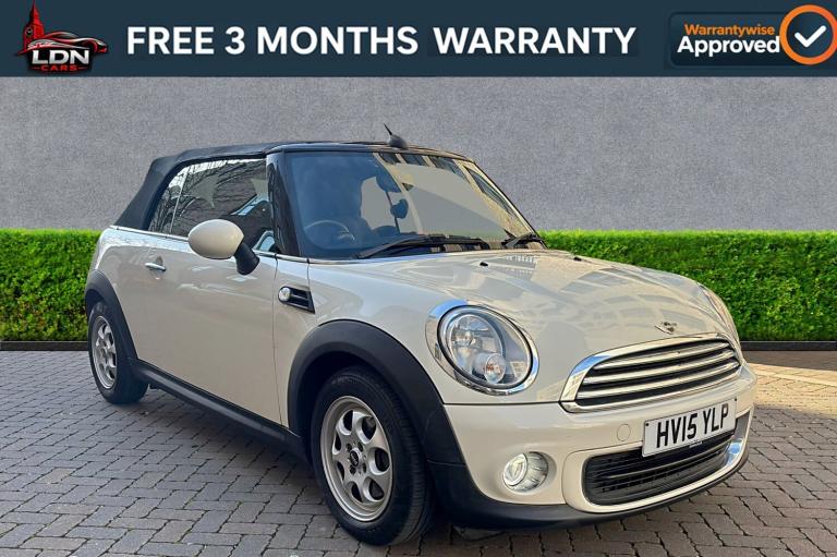 2015 MINI Convertible 1.6 One 2dr CONVERTIBLE Petrol Manual