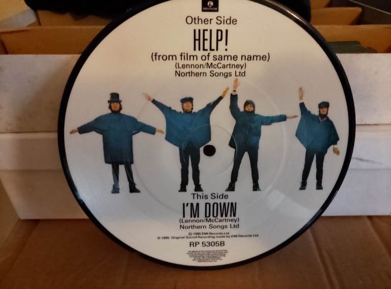 The Beatles 'Help!' Picture Disc Vinyl RP 53058