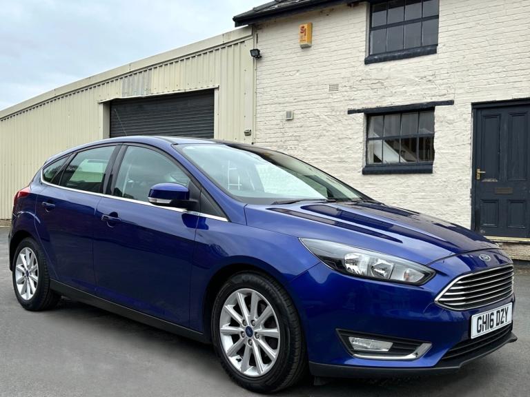 2016 16 Ford Focus 1.5 TDCi (120) Titanium 6 Speed 5 Door Met Deep Impact Blue
