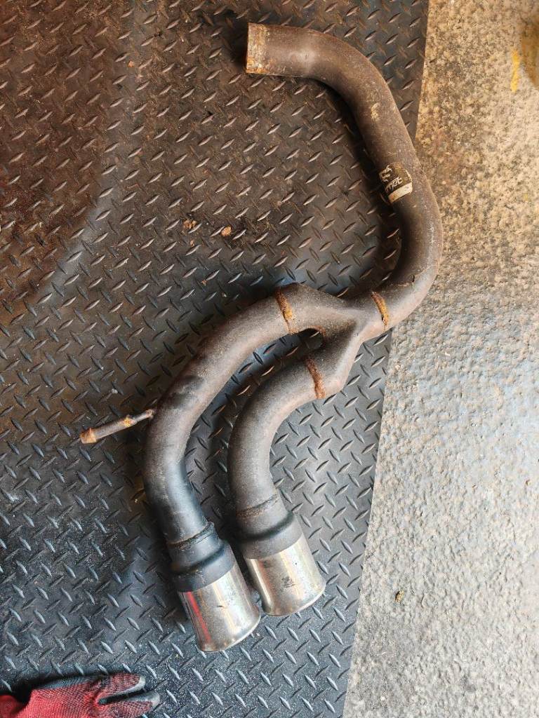 Golf mk5 tdi back box delete exhaust hornet 