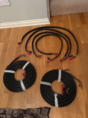 Linn K400 speaker wire cable - 5.5m 4.5m 1.3m | in Currie
