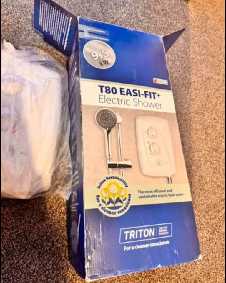 Triton T80 easi-fit+ electric shower