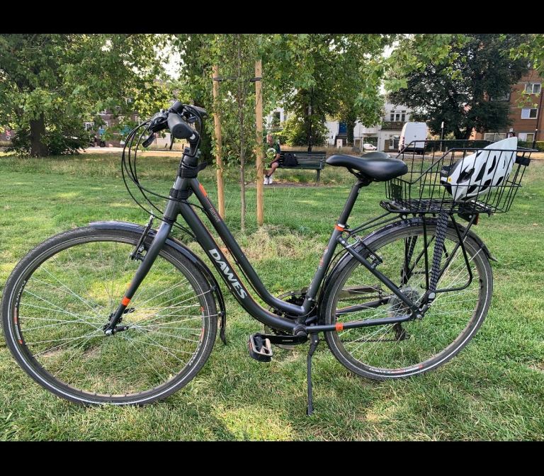Dawes City Bike with back Basket – Black, Good Condition