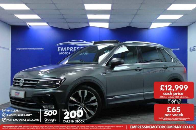 2017 17 VOLKSWAGEN TIGUAN 2.0 R LINE TDI BMT 5D 148 BHP DIESEL