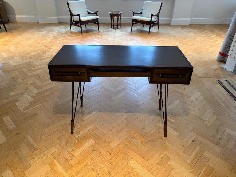 Vintage Writing Desk / Dressing Table with Hairpin Legs