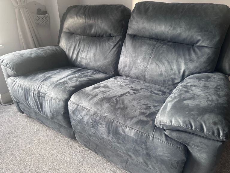 Furniture Village Power Recliner Sofa set