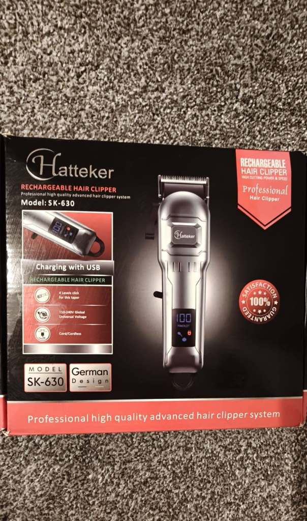 Hatteker rechargeable hair clippers model: SK -630