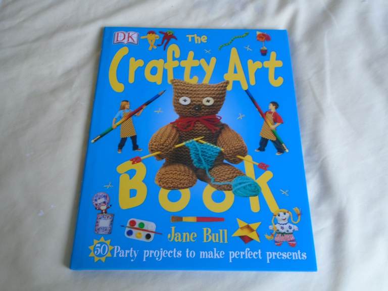 DK hardback book "The Crafty Art Book", new,  child school making projects