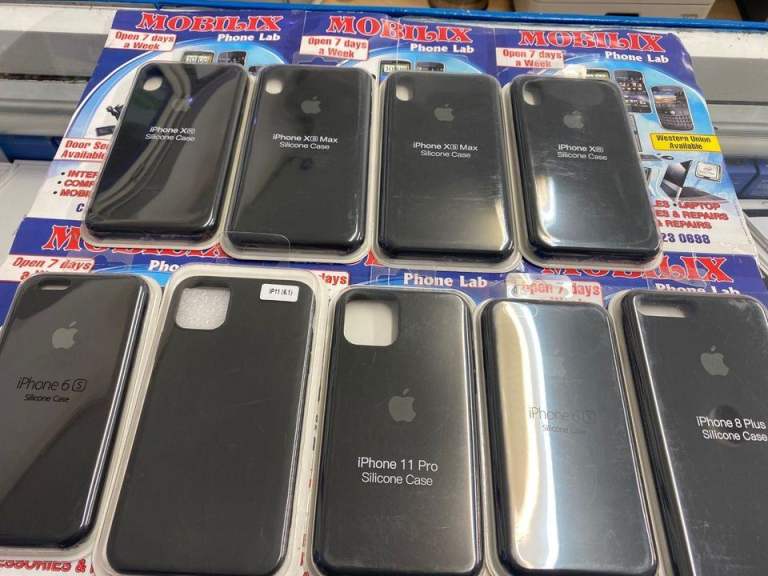 Apple logo case black for IPhone 11 pro, iPhone XR, iPhone XS max, and iPhone 6S