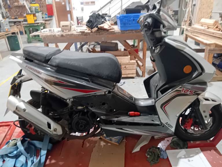 November 2023 MGB 125 scooter 