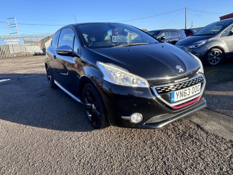 2013, PEUGEOT 208 1.6 THP GTi Black Manual Petrol