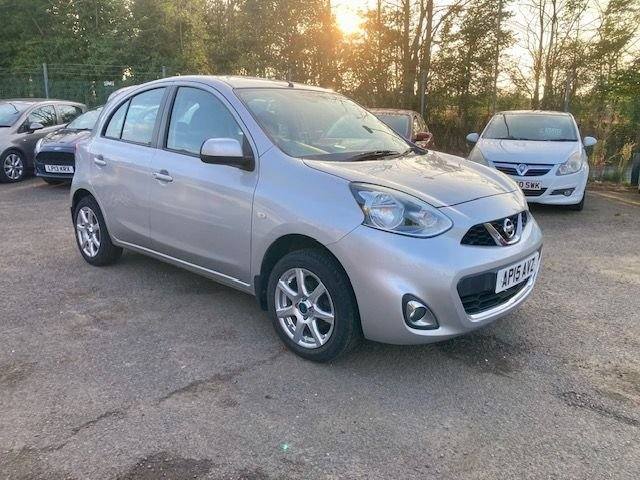 2015 Nissan Micra 1.2 ACENTA HATCHBACK 5dr PETROL CVT (80 ps) WITH SERVICE HISTORY  Hatchback Pet...