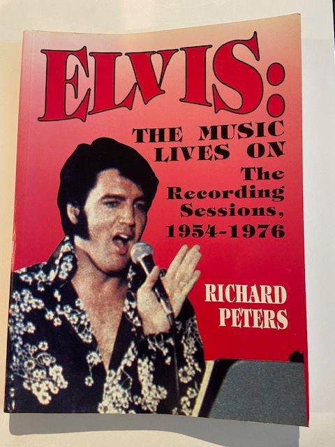 RARE Elvis Book 'The Music Lives On Recording Session 1954-1976' *AS NEW*