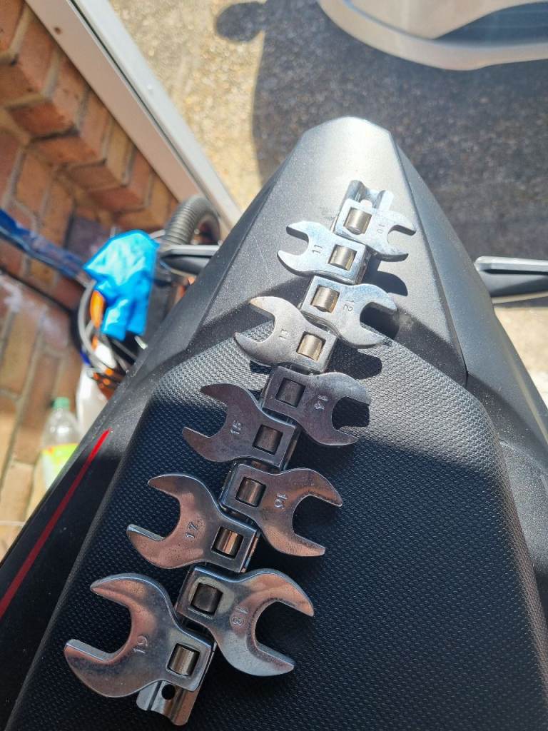 New unused  crow foot  spanners 