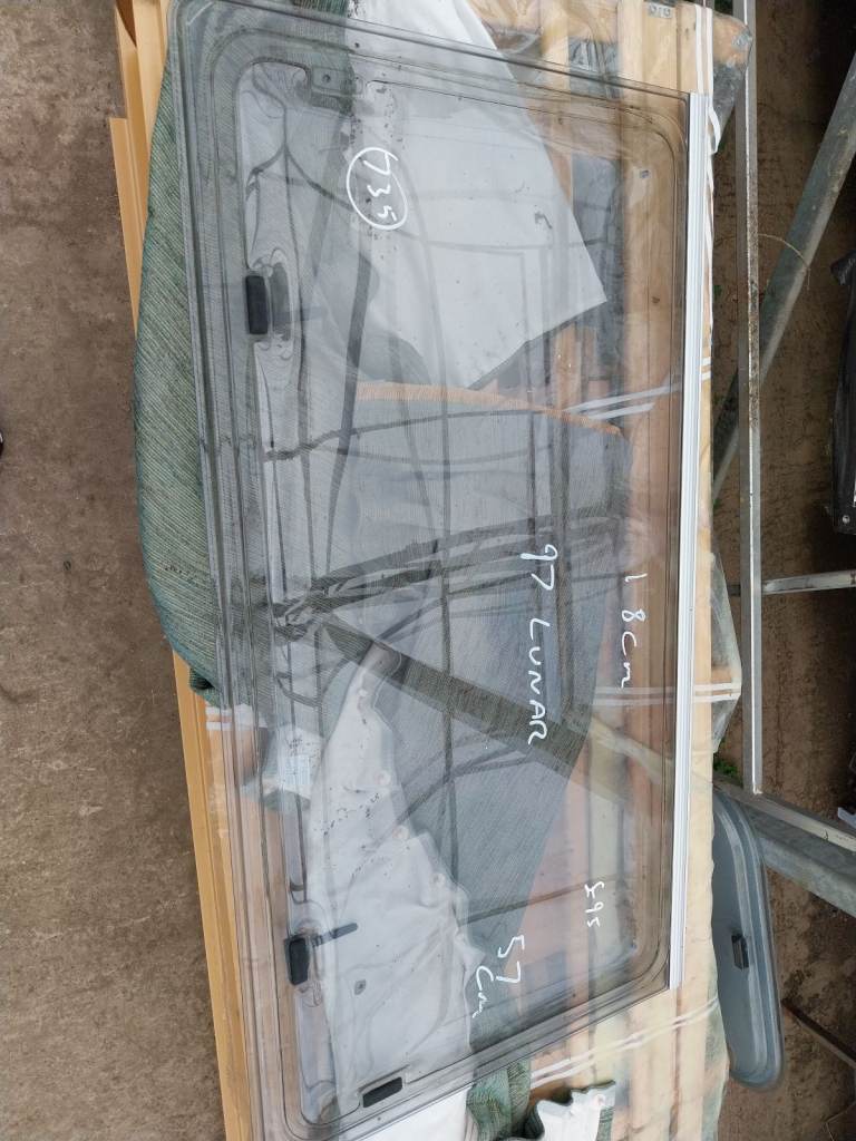 97 lunar caravan side window 