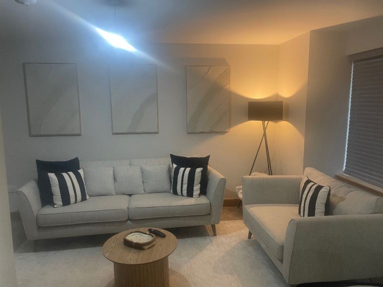 Sofology Keswick 4 Seater Sofa & Loveseat in Capital Ecru