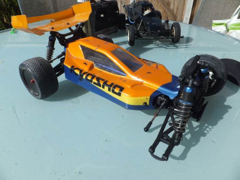 Kyosho Lazer ZX5 RC Car 1/10th Scale for Parts Rolling Chassis