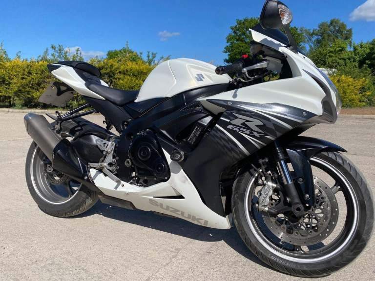 2014 14 SUZUKI GSXR 600 L1 GSXR600 WHITE R6 SPORTS SUPERSPORT HPI CLEAR