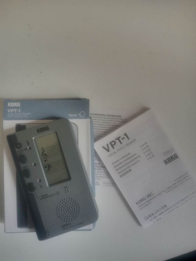 Korg vpt-1 vocal pitch trainer