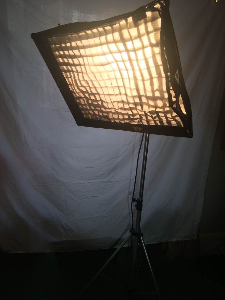 Chimera Lightbank + 800W Dimmable Continuous Red Head Studio Tungsten Light Video