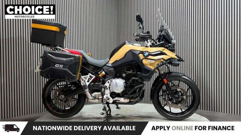 BMW F750GS 2018 ADVENTURE BIKE FULL LUGGAGE 30K NEW MOT 850CC