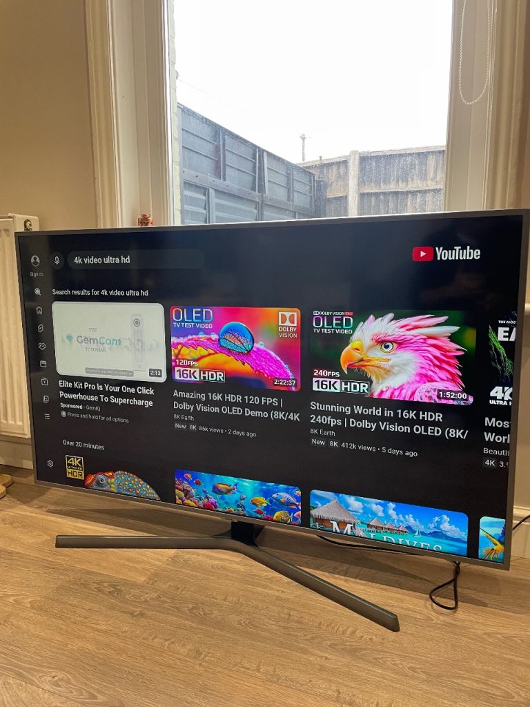 Samsung 55 inch Smart 4K Ultra HD TV