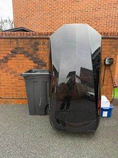Exodus Black Gloss Roof Box 470-580L 