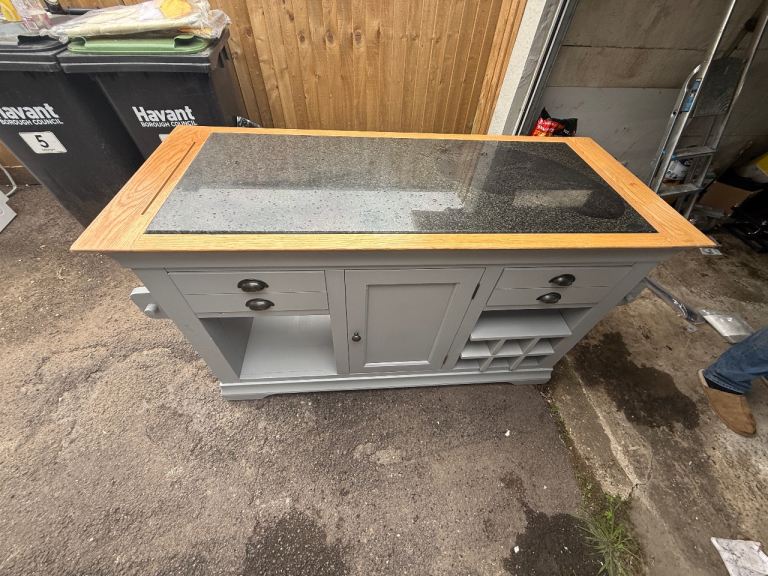 Double sided kitchen island