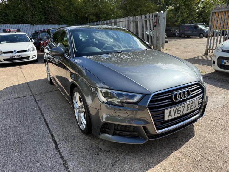 2017 Audi A3 1.5 TFSI CoD S line Sportback S Tronic Euro 6 (s/s) 5dr HATCHBACK Petrol Automatic