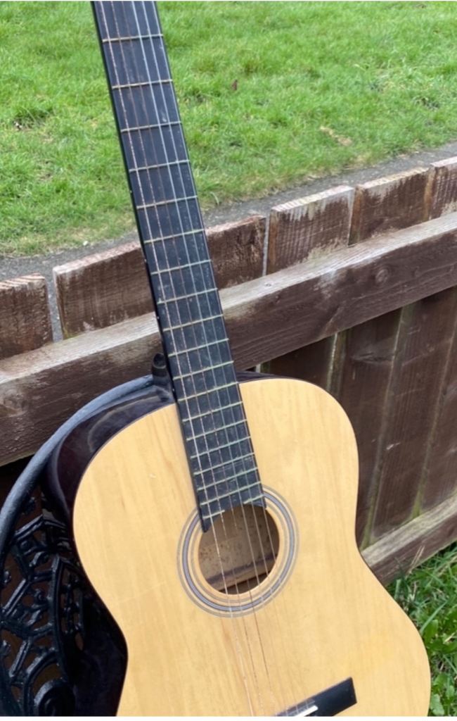 Used Classical Guitar - Black and Wood