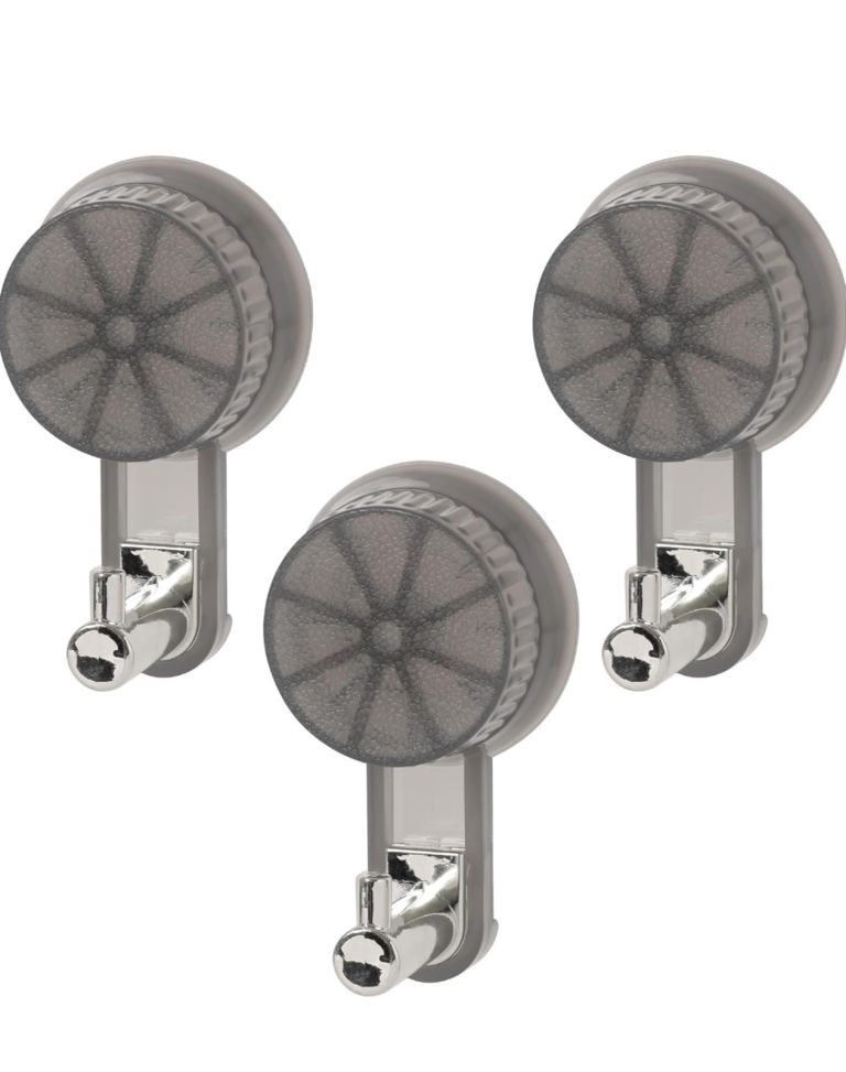 Screw-in Suction Cup Hooksx3