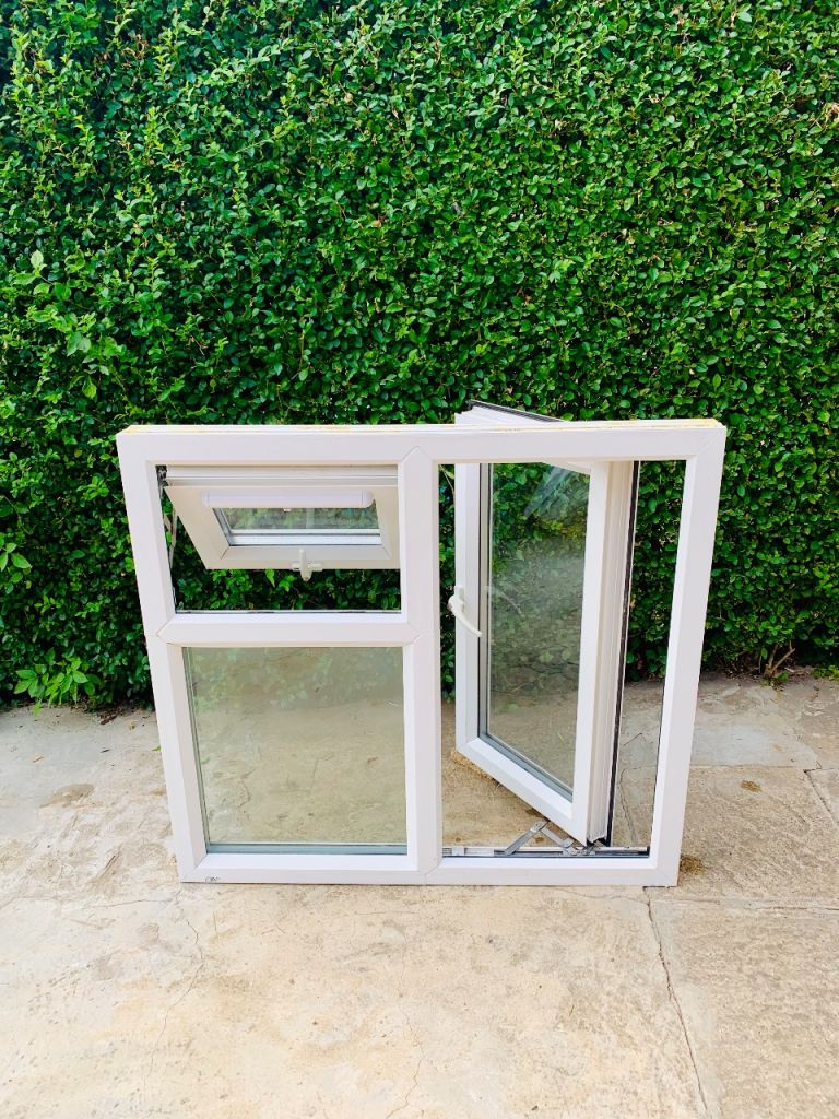 UPVC Window (92cm x 98cm) Double Glazed External Window