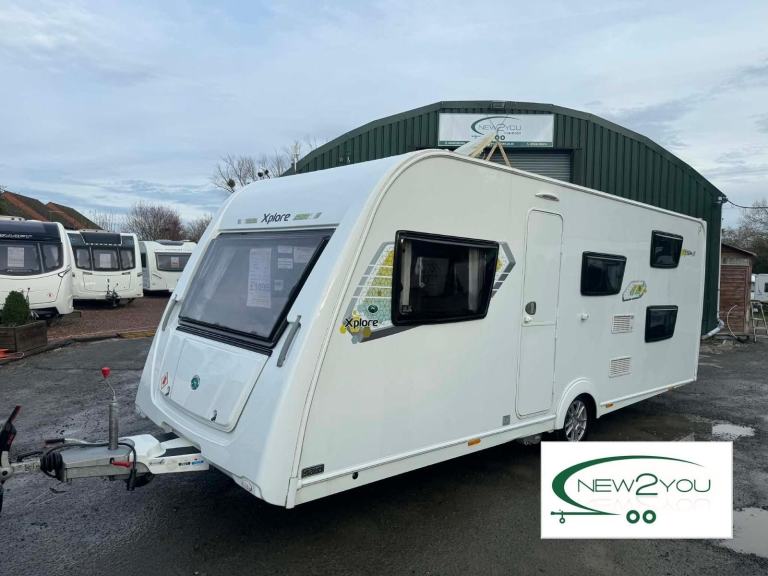 2019 Elddis XPLORE 586 6 Berth FIXED BUNKS Caravan - STOCK E239